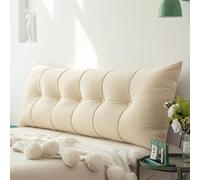 Cuscini Testata Letto Cuscino Lombare da Lettura Confortevole Schienale Testata Letto Divano Rettangolare Supporto Posteriore Rimovibile Grande Cuscino Schienale Cuscino da Parete,F,80x20x50cm