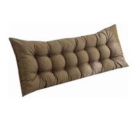 Cuscini Testata letto Cuscino Lombare da Lettura imbottito Cuscino di supporto per schienale Cuscino di posizionamento Cuscino multifunzione per letto/Testiera/divano/poltrona lunga(110x50x10cm,Coffee
