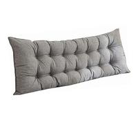 Cuscini Testata letto Cuscino Lombare da Lettura imbottito Cuscino di supporto per schienale Cuscino di posizionamento Cuscino multifunzione per letto/Testiera/divano/poltrona lunga(170x50x10cm,Gray3)