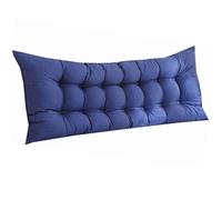 Cuscini Testata letto Cuscino Lombare da Lettura imbottito Cuscino di supporto per schienale Cuscino di posizionamento Cuscino multifunzione per letto/Testiera/divano/poltrona lunga(170x50x10cm,Dark b