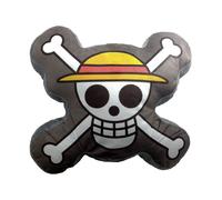 Cuscino 3D One Piece Originale - Jolly Roger Cappello di Paglia -Morbido peluche