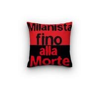 CUSCINO 40x40 AC MILAN MILANO CALCIO IDEA REGALO