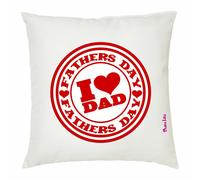 cuscino 40x40 cm scritta i love dad fathers day festa del papa regalo