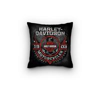 CUSCINO 40x40 HARLEY DAVIDSON ORLANDO MOTO MOTICLCETTA IDEA REGALO AMORE CUSTOM