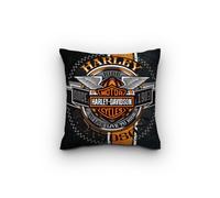 CUSCINO 40x40 HARLEY DAVIDSON ORLANDO MOTO MOTICLCETTA IDEA REGALO AMORE CUSTOM