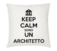 cuscino 40x40 keep calm sono un architetto idea da regalare architetti mestiere