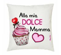 cuscino 40x40 scritta alla mia dolce mamma festa della mamma regalo compleanno
