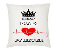 cuscino 40x40 scritta best dad forever papa' idea regalo festa figli