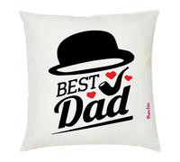 cuscino 40x40 scritta best dad papa' idea regalo festa figli