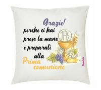 cuscino 40x40 scritta catechista grazie catechismo idea regalo prima comunione