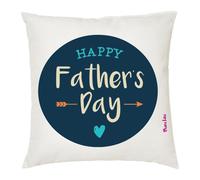 cuscino 40x40 scritta happy father's day regalo festa del papa' figli