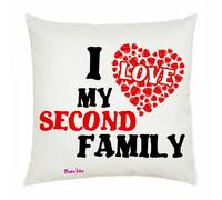 cuscino 40x40 scritta i love my second family regalo famiglia