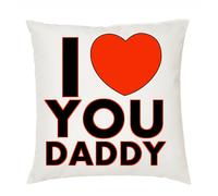 cuscino 40x40 scritta i love you daddy papa' idea regalo festa compleanno