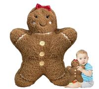Cuscino a casa di marzapane di - simpatico e adorabile cuscino di peluche natalizio | Cuscino creativo di pan di , simpatico cuscino per decorazione, divano