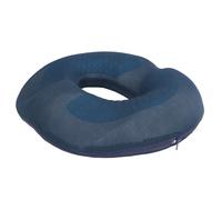 Cuscino a ciambella con gel rinfrescante, sedile per emorroidi, sciatica, postparto, blu navy, dimensioni 17,32x15,75x3,15 pollici