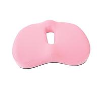 Cuscino a Ciambella per Alleviare il Dolore Al Coccige, Cuscino Traspirante per Emorroidi con Design della Curva Dell'anca a 2 Gobbe, Cuscino a Ciambella per la Gravidanza (PINK)