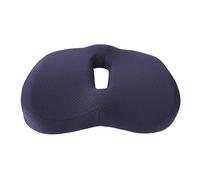 Cuscino a Ciambella per Alleviare il Dolore Al Coccige, Cuscino Traspirante per Emorroidi con Design della Curva Dell'anca a 2 Gobbe, Cuscino a Ciambella per la Gravidanza (blu