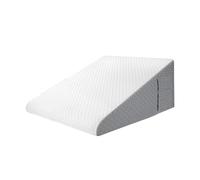 Cuscino A Cuneo Antireflusso,Cuscino In Memory Foam,Cuscino Ortopedico,Cuscini Da Lettura Cuneo Memory Foam,Perfetto Per Il Supporto Delle Gambe O Schiena Durante Rilassarsi,Giocare(61*61*25.5cm,White