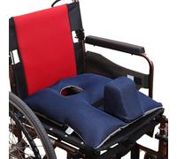 Cuscino A Cuneo con Pomello, Accessorio per Sedia A Rotelle, Cuscini Antidecubito Comfort, Comando A Scorrimento per Evitare Scivolamenti dal Sedile
