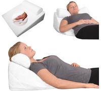 Cuscino A Cuneo Delux REFLUX In Schiuma Gel Con Rullo Per Il Collo