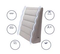 Cuscino a cuneo gonfiabile per cuscino da viaggio per il letto da campeggio