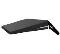 CUSCINO A CUNEO -Nero- Cuscino per Sedile Auto Conducente, Supporto Cuneiforme Ergonomico Ortopedico, Cuscino Rialzato per la Guida, Correttore di Postura per Sedia di Casa o da Ufficio