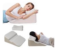 Cuscino a cuneo per chi dorme sul fianco con foro per il braccio, supporto ergonomico per alleviare il dolore alle spalle, inclinazione elevata con poggiatesta per chi dorme sul fianco e sulla schiena