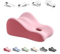 Cuscino A Cuneo per Coppie, Cuscino per L'intimità, Cuscino per I Glutei per Coppie, Cuscino per Il Sesso in Memory Foam per Adulti, Ergonomico Cuscino di Supporto Lombare,Pink-49×40×23cm