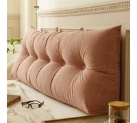 Cuscino a cuneo, triangolare, per supporto della testa e della zona lombare, lavabile, cuscino da lettura per letto e divano