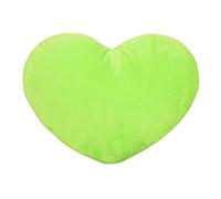 Cuscino a cuore, per cameretta dei bambini, a forma di cuore, per bambini, in peluche, per la cameretta dei bambini, per il divano, decorazione (verde, 30 cm)