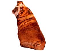 Cuscino a forma di cane, simulazione 3D cuscino per cani realistico da 20 pollici, povero animale di peluche di bulldog inglese per il divano letto decorazioni per la casa regalo di compleanno cuscin