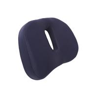 Cuscino a forma di ciambella in memory foam per ufficio - Cuscino traspirante blu navy