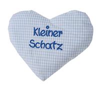 Cuscino a forma di cuore con scritta per bambini, cuscino termico con semi di colza, cuscino di colza con frase, cuscino personalizzato da riscaldare, dimensioni: circa 15 x 17 cm (piccolo tesoro