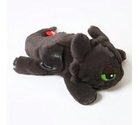 Cuscino a forma di drago Toothless addormentato, ufficialmente concesso in licenza da "Dragon Trainer", design morbido e accogliente, regalo di compleanno per bambini e appassionati di draghi Tagli Un