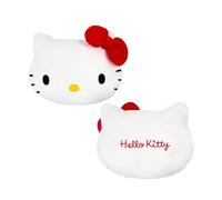 Cuscino a forma di Hello Kitty con licenza ufficiale | Cuscino a forma di gatto | Perfetto per arredare la camera da letto o il soggiorno 35 x 30 cm