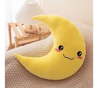Cuscino A Forma di Luna per Neonat, Cuscino Gonfiabile in Peluche E Morbido Cuscino Imbottito per La Cameretta del Letto, Regalo per Bambini E Cuscino per La Decorazione della Camera, Cuscino Avvolge