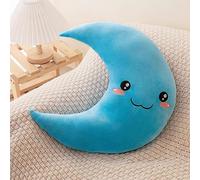 Cuscino A Forma di Luna per Neonat, Cuscino Gonfiabile in Peluche E Morbido Cuscino Imbottito per La Cameretta del Letto, Regalo per Bambini E Cuscino per La Decorazione della Camera, Cuscino Avvolge