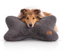 Cuscino a forma di osso Knuffelwuff Nilo, in finta pelliccia di coniglio Nero (18,95 € per 1 )
