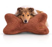 Cuscino a forma di osso Knuffelwuff Nilo, in finta pelliccia di coniglio Rame (18,95 € per 1 )