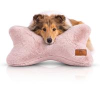 Cuscino a forma di osso Knuffelwuff Nilo, in finta pelliccia di coniglio Rosa (18,95 € per 1 )
