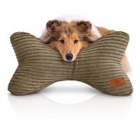 Cuscino a forma di osso Knuffelwuff Weston, in velluto a coste Khaki (17,95 € per 1 )