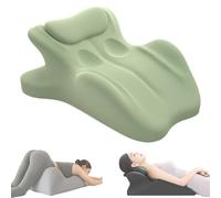 Cuscino A Punto Dolce, Cuscino Del Nido D'amore Per Coppie, Posizione Perfetta Dell'angolo A 27 °, Di Schiuma Memoria Ergonomica Per Traversine Della Schiena Spinale, Migliorare Il Comfort green