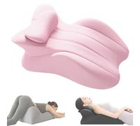 Cuscino A Punto Dolce, Cuscino Del Nido D'amore Per Coppie, Posizione Perfetta Dell'angolo A 27 °, Di Schiuma Memoria Ergonomica Per Traversine Della Schiena Spinale, Migliorare Il Comfort pink