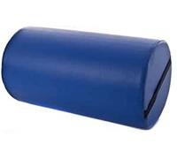 CUSCINO A RULLO 55X25 CM BLU SIMILPELLE IMBOTTITURA IN SCHIUMA ÚNICO