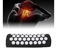 Cuscino Acupressura per Spalla e Collo - Massaggio Cervicale e Terapia del Dolore - Design Ergonomico per Relax e Benessere - Nero