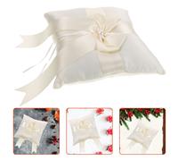 Cuscino Ad Anello Bianco Cuscinetto Fedi Nuziali Decorazione Nozze