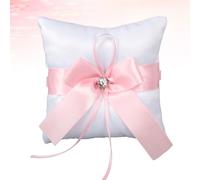 Cuscino ad anello quadrato per cuscinetto da 1 % (stile C, rosa, 14x14cm)