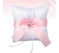Cuscino ad anello quadrato per cuscinetto da 1 % (stile C, rosa, 14x14cm)