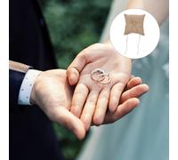 Cuscino Ad Anello Romantico Porta Fedi Nuziali Accessorio Nuziale