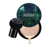 Cuscino ad aria a fungo piccolo CC Cream, Fondazione idratante per correttori duraturi Trucco nudo sbiancante schiarente pigmento BB Liquid Foundation Trucco Base Primer (colore naturale)